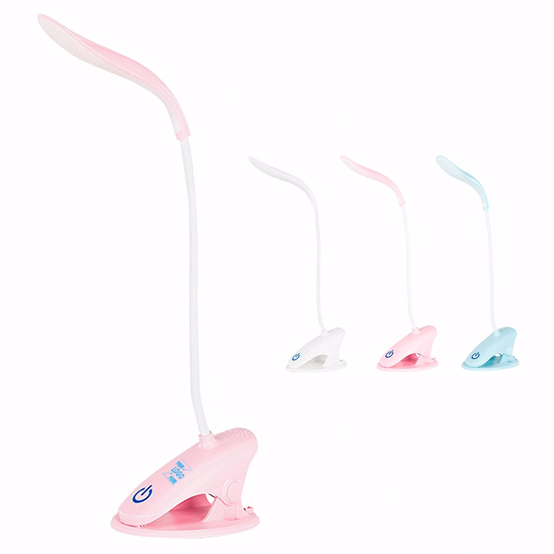 Rechargeable LED Desk Lamp with Clip