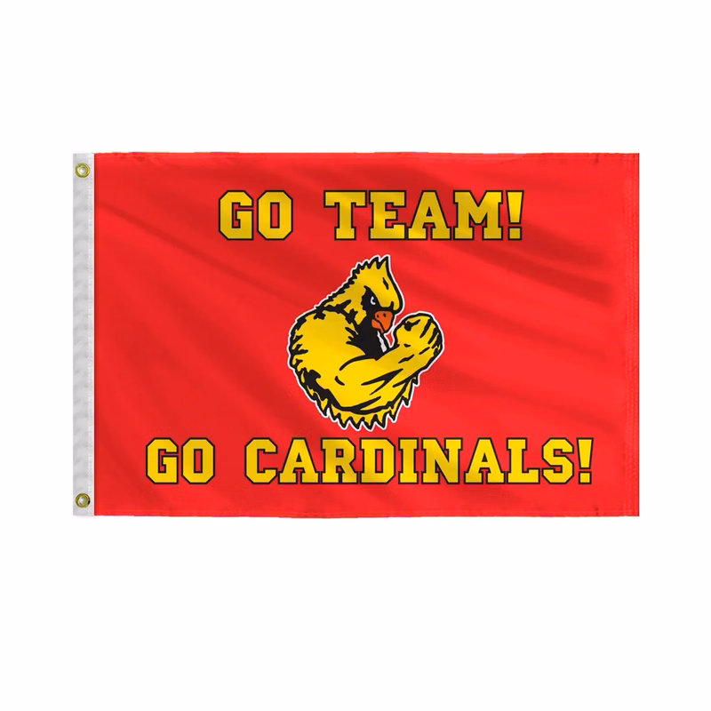 Cardinal Mascot Flags