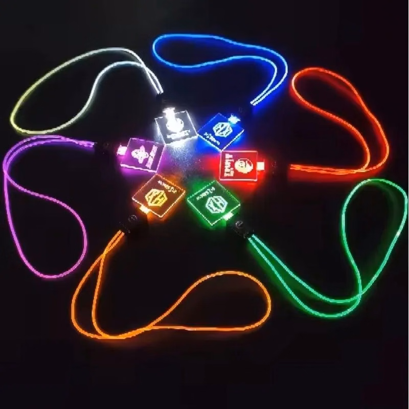 LED Necklace with flashing pendant