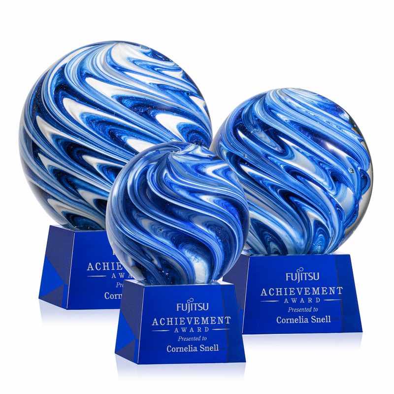 Naples Award on Robson Base - Blue
