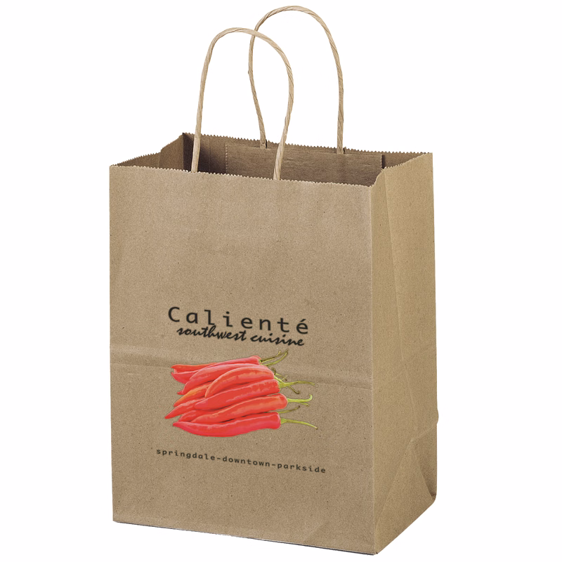 Eco Mini - Kraft-Brown Shopper - ColorVista