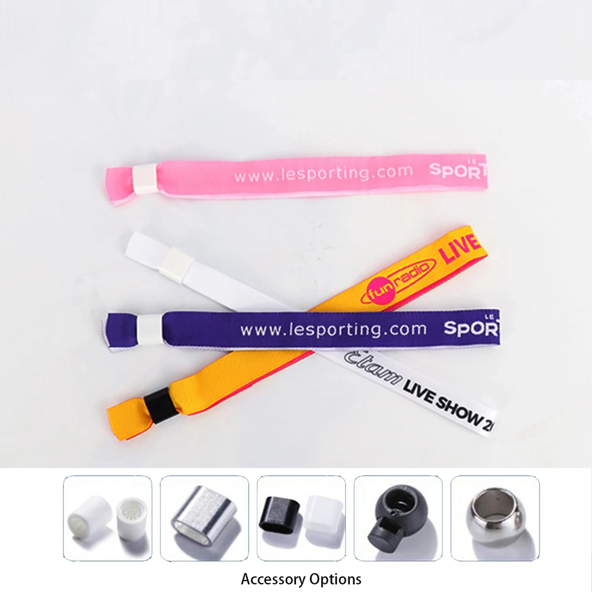 Identification Wrist Band W/ Adjustable Bead 1
