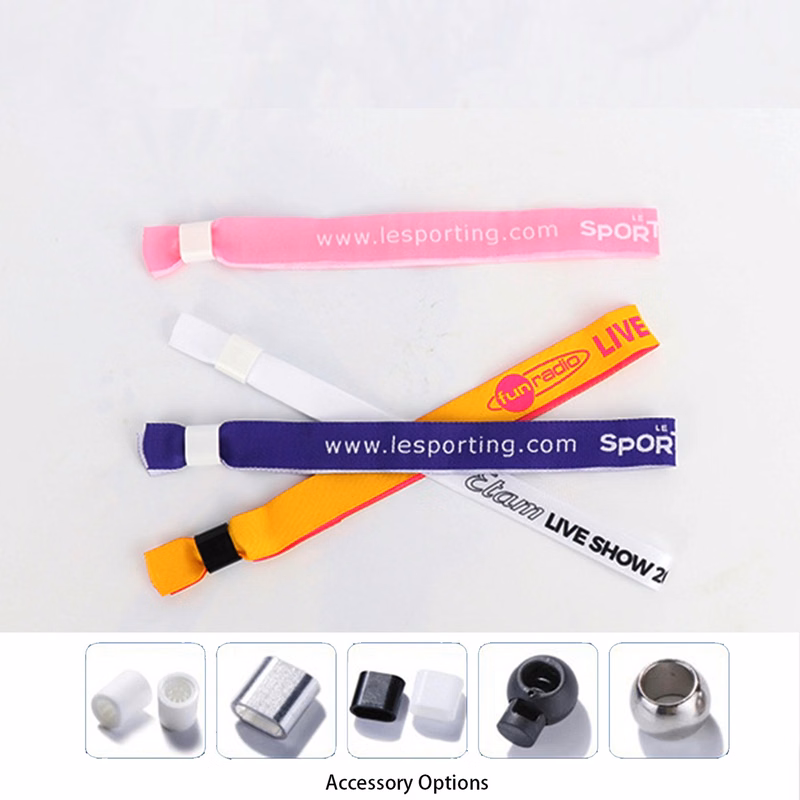 Identification Wrist Band W/ Adjustable Bead
