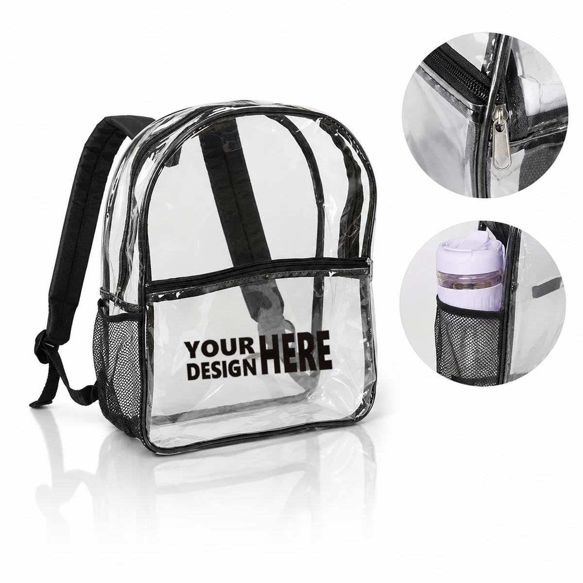 Heavy Duty Clear Backpack 1