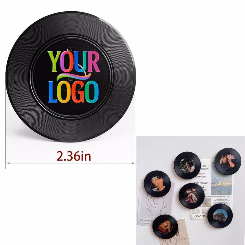 Retro Vinyl Record Magnetic Drink Coaster