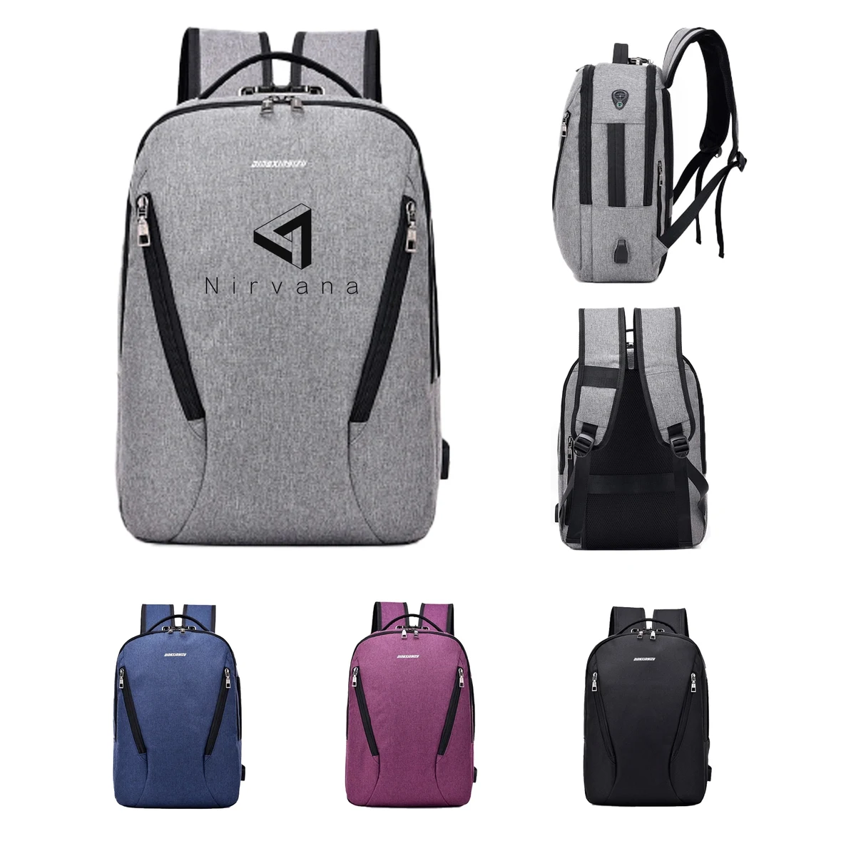 Backpack With USB 1