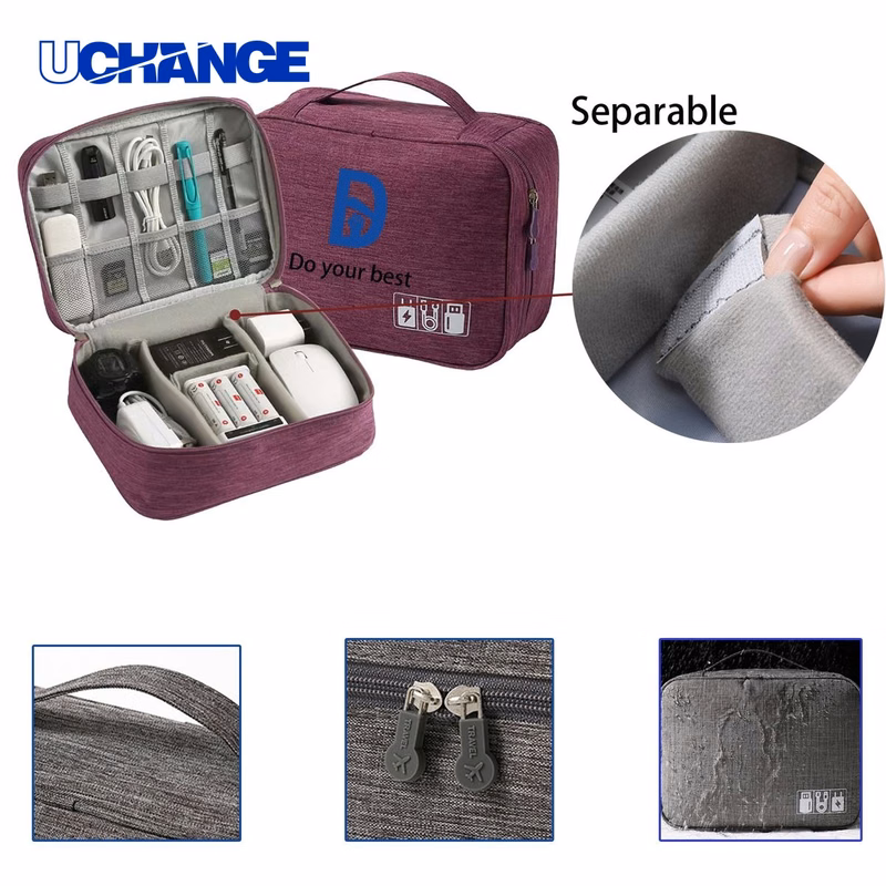 Adjustable Data Cable Storage Bag