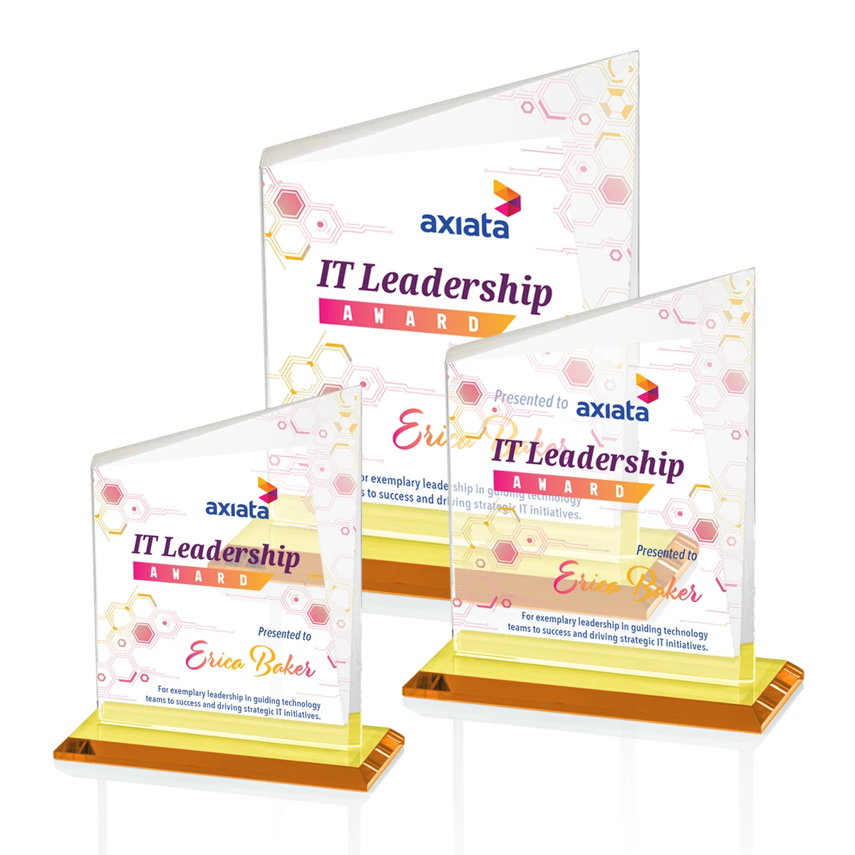 Bellamy VividPrint™ Award - Amber 1