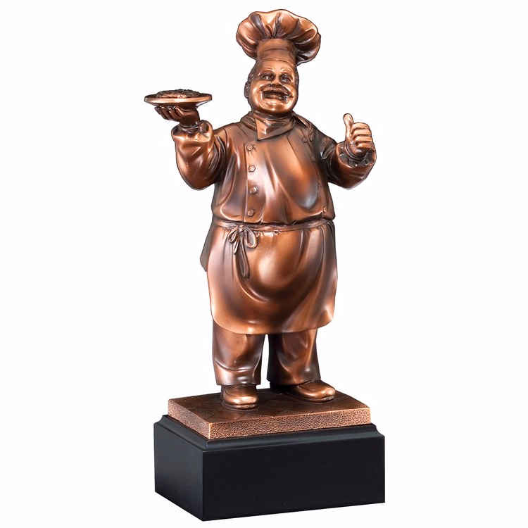 Chef Resin Sculpture