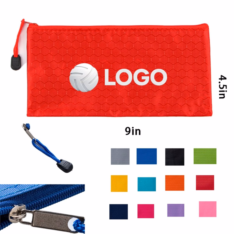 A6 Football Grain Oxford Zipper Pouch