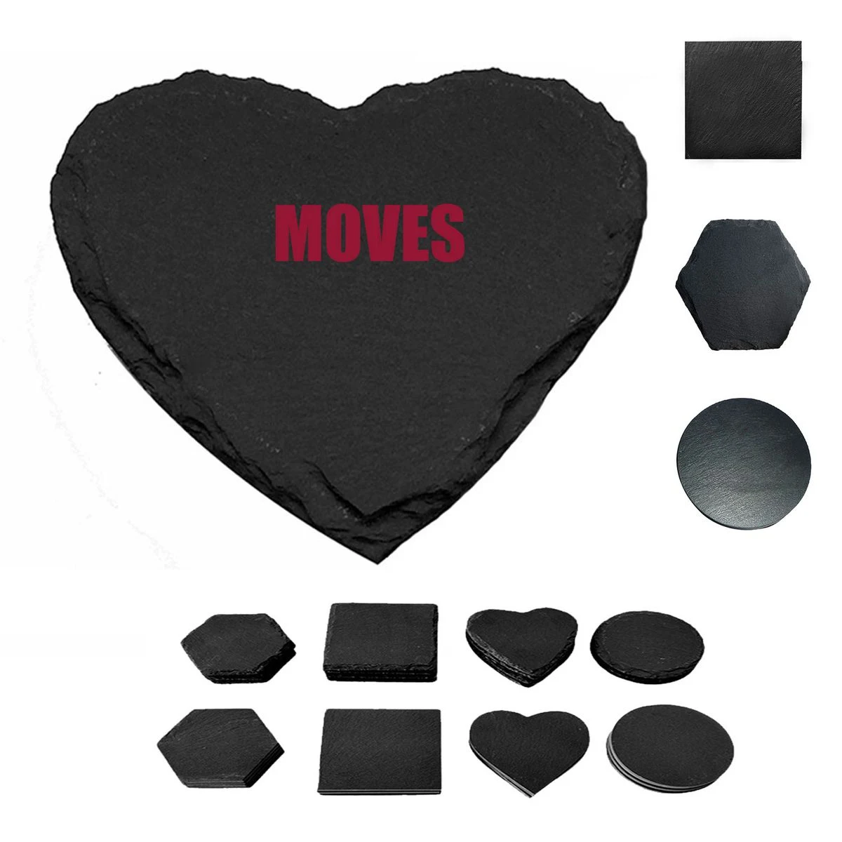 Slate Stone Drink Coasters 1