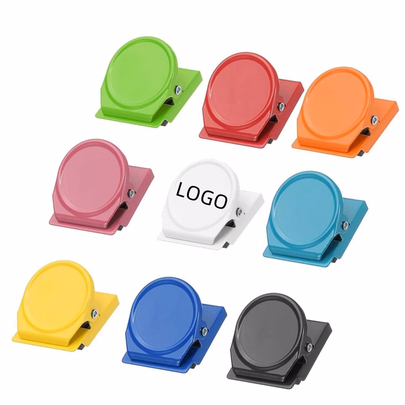 Iron Colorful Round Magnetic Clip