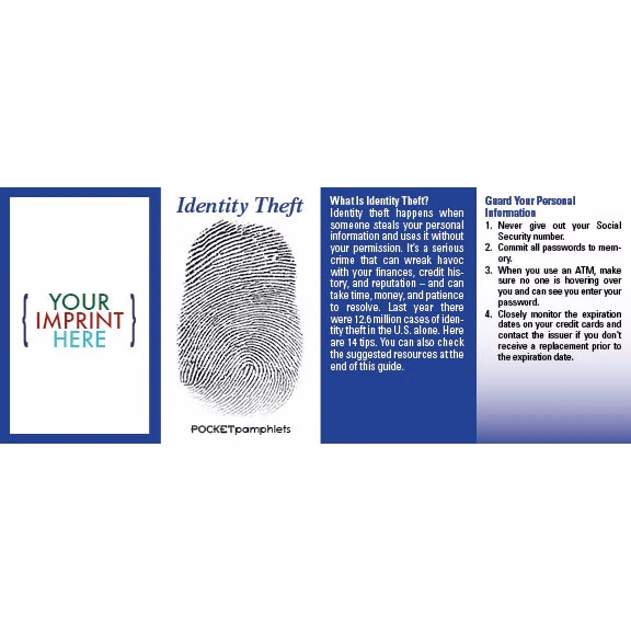 POCKET PAMPHLET - Identity Theft Pocket Pamphlet
