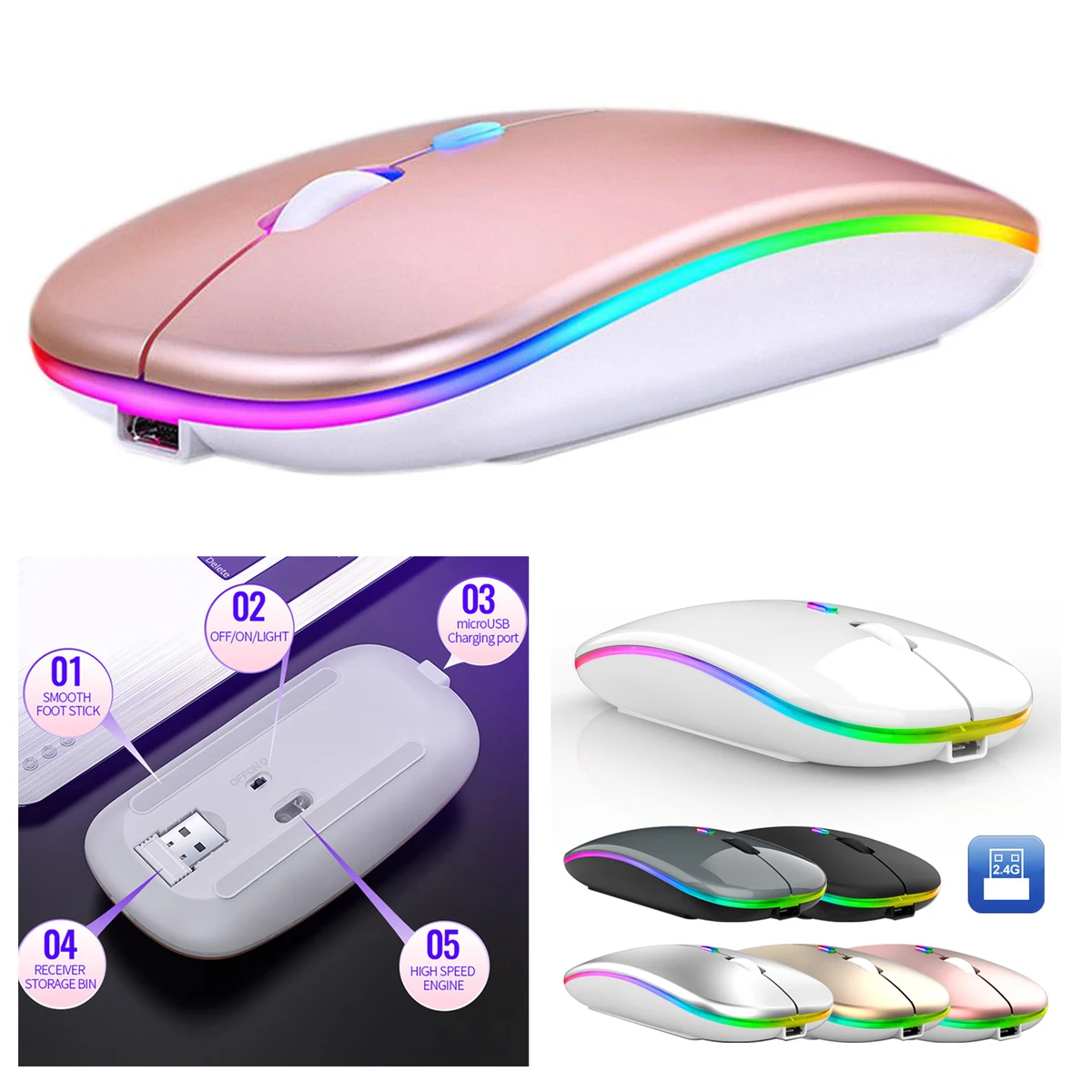 Rechargeable WirelessMouse 1