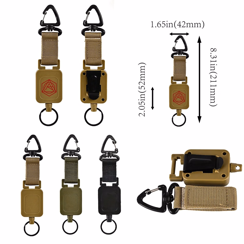 Mountaineering Retractable Key Chain