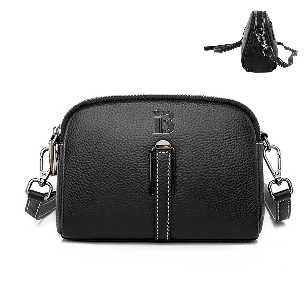 Genuine Leather Single-shoulder Fashion Women's Handbag 1