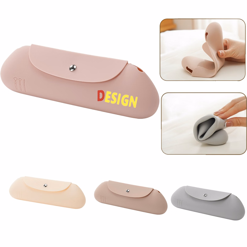 Silicone Travel Brush Pouch ?C Compact & Reusable