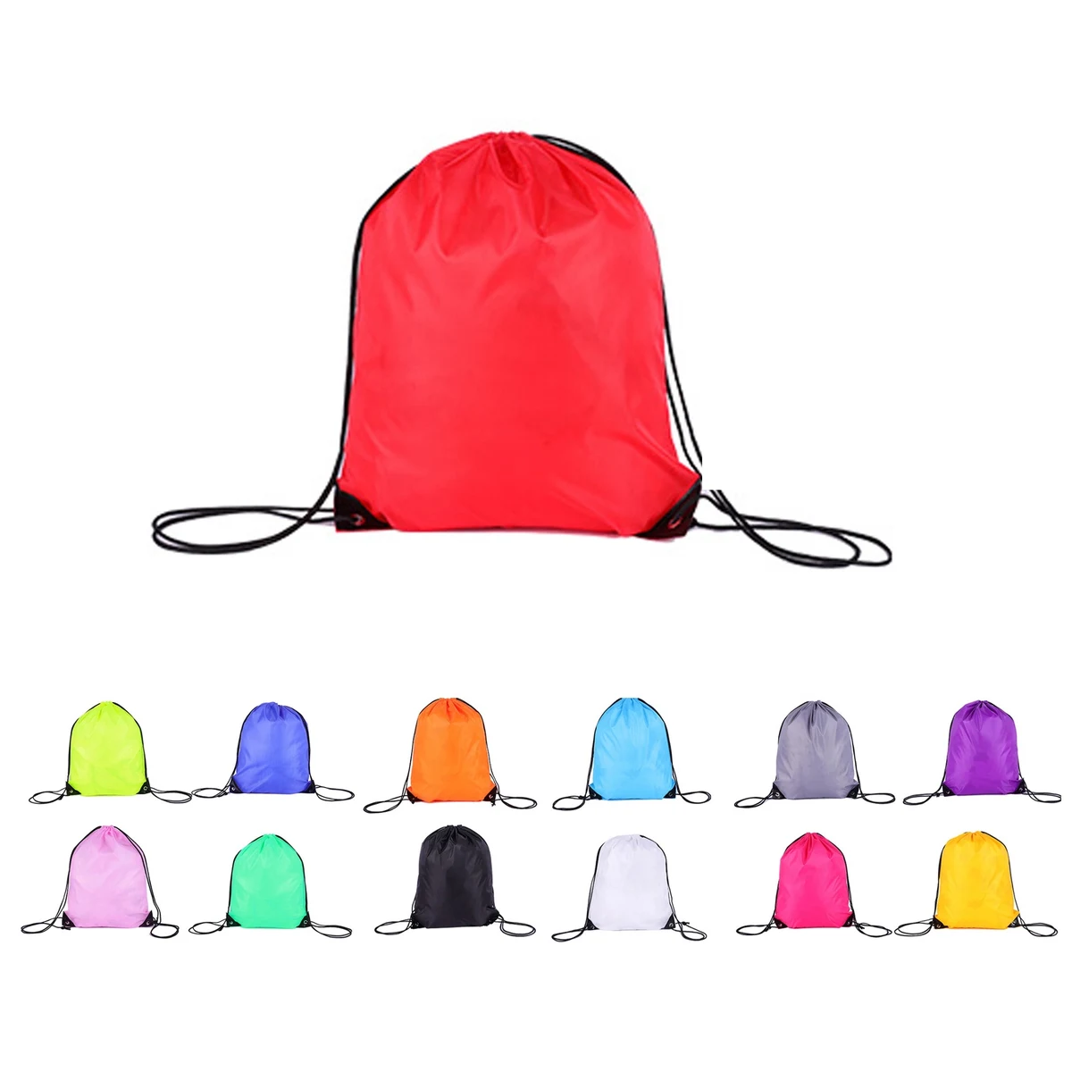 Classic Polyester Drawstring Backpacks 1