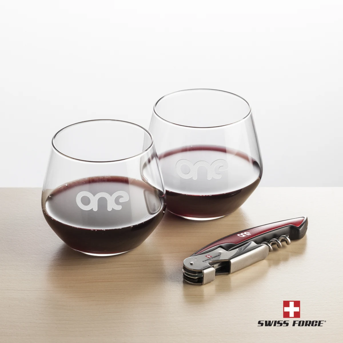 Swiss Force® Opener & Mandelay Stemless Wine 1