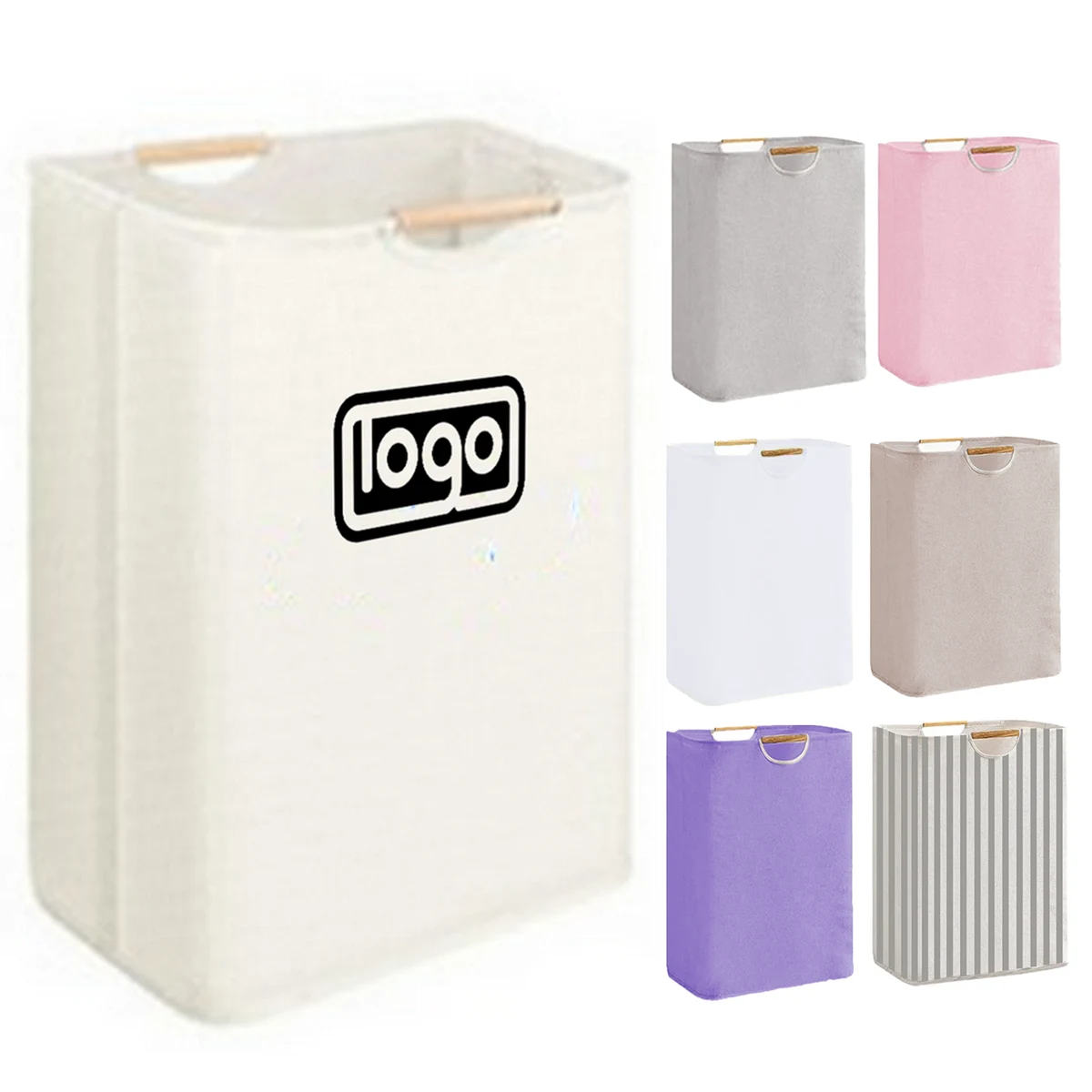 Folding Household Laundry Basket 1