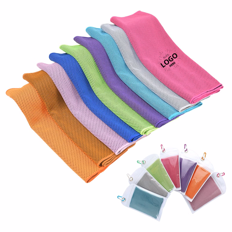 Breathable Cooling Towel With Carabiner Clip