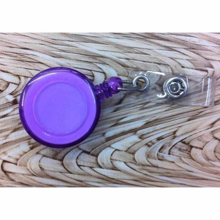 Plastic Round Retractable Badge Reel