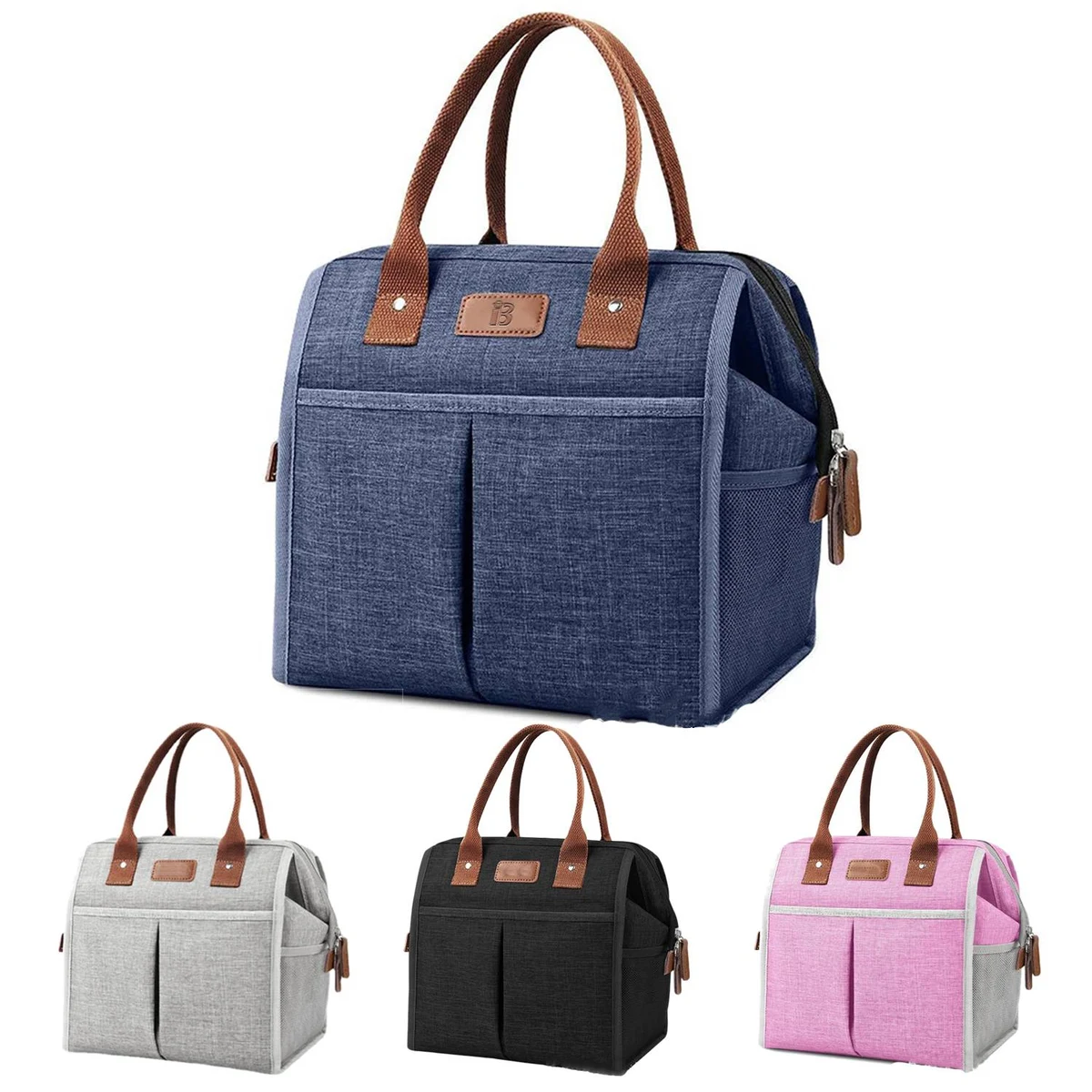 Portable Water-resistant Aluminum Foil Insulated Lunch Bag 1