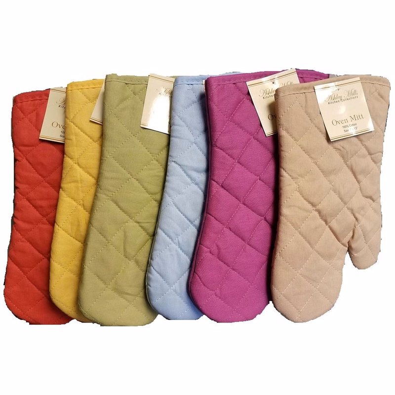 Bright Oven Mitts - Assorted 7" x 12"