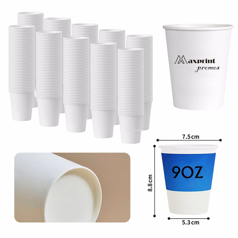 Custom 9OZ Disposable Paper Cup