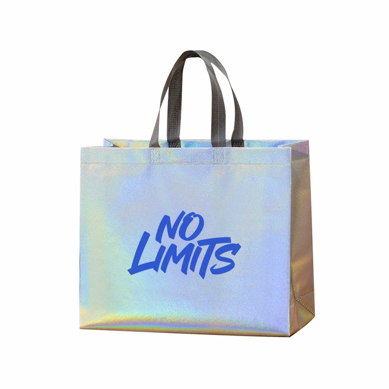 Laser reflective shopping bag
