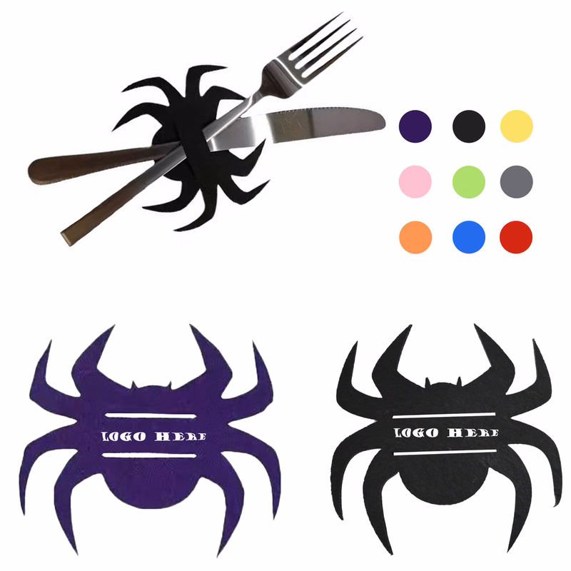 Customized Felt Flatware Sets in Diverse Styles