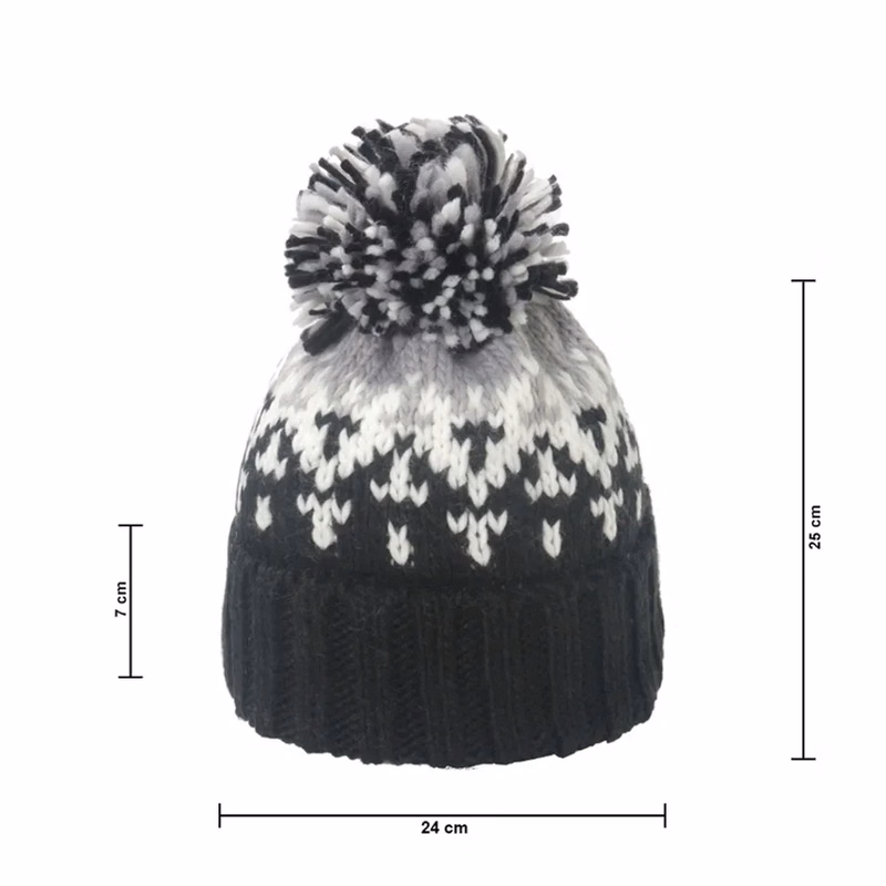 Charismatic Acrylic Beanies w/ Pom