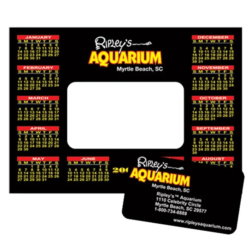 7"x5" Picture Frame Calendar Custom Magnets - 20mil 1