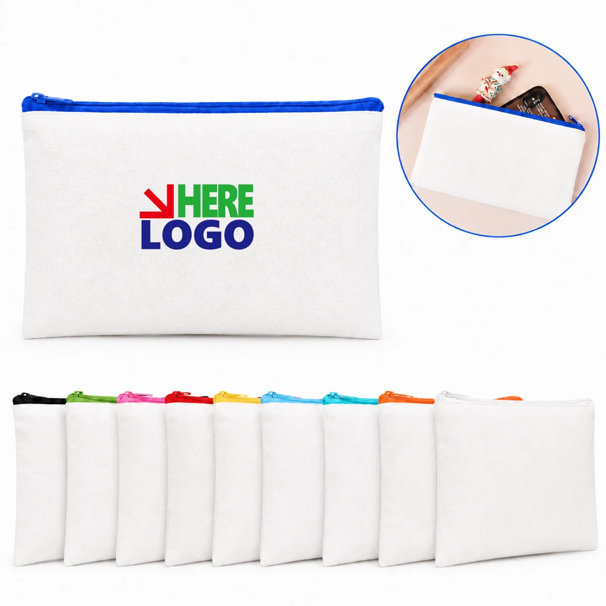Natural Canvas Utility Pouch 1