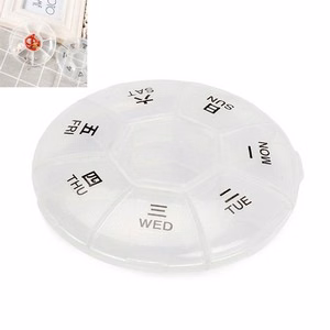 Clear Weekly Pill Organizer