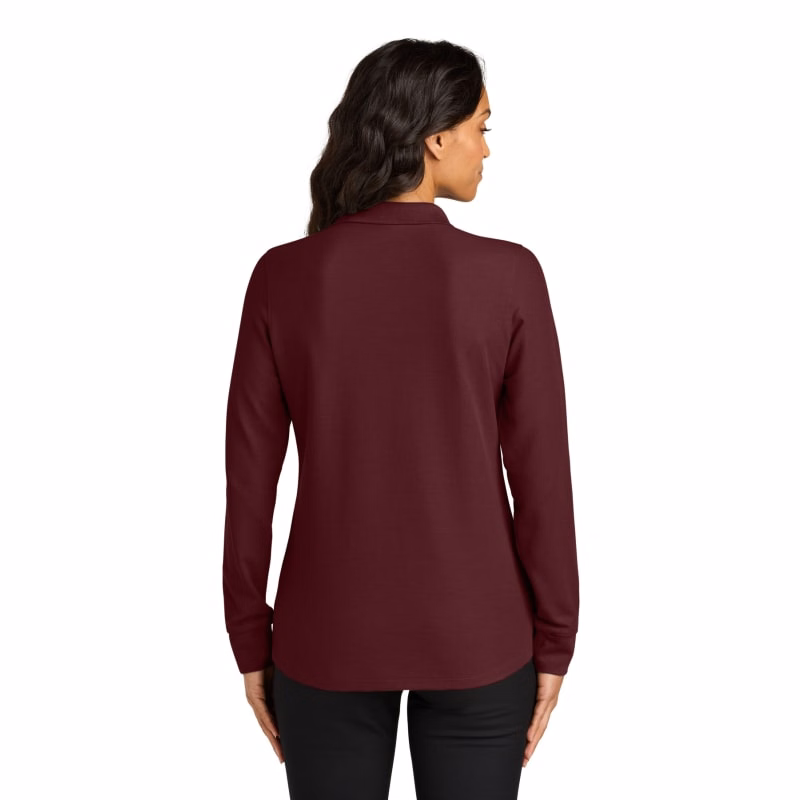 Port Authority Women's Wearever Signature Pique Long Sleeve Polo