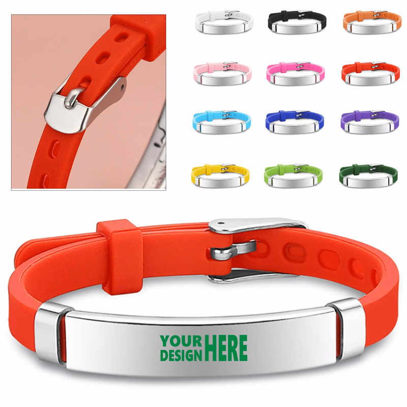 Modern Steel-Silicone Wristband