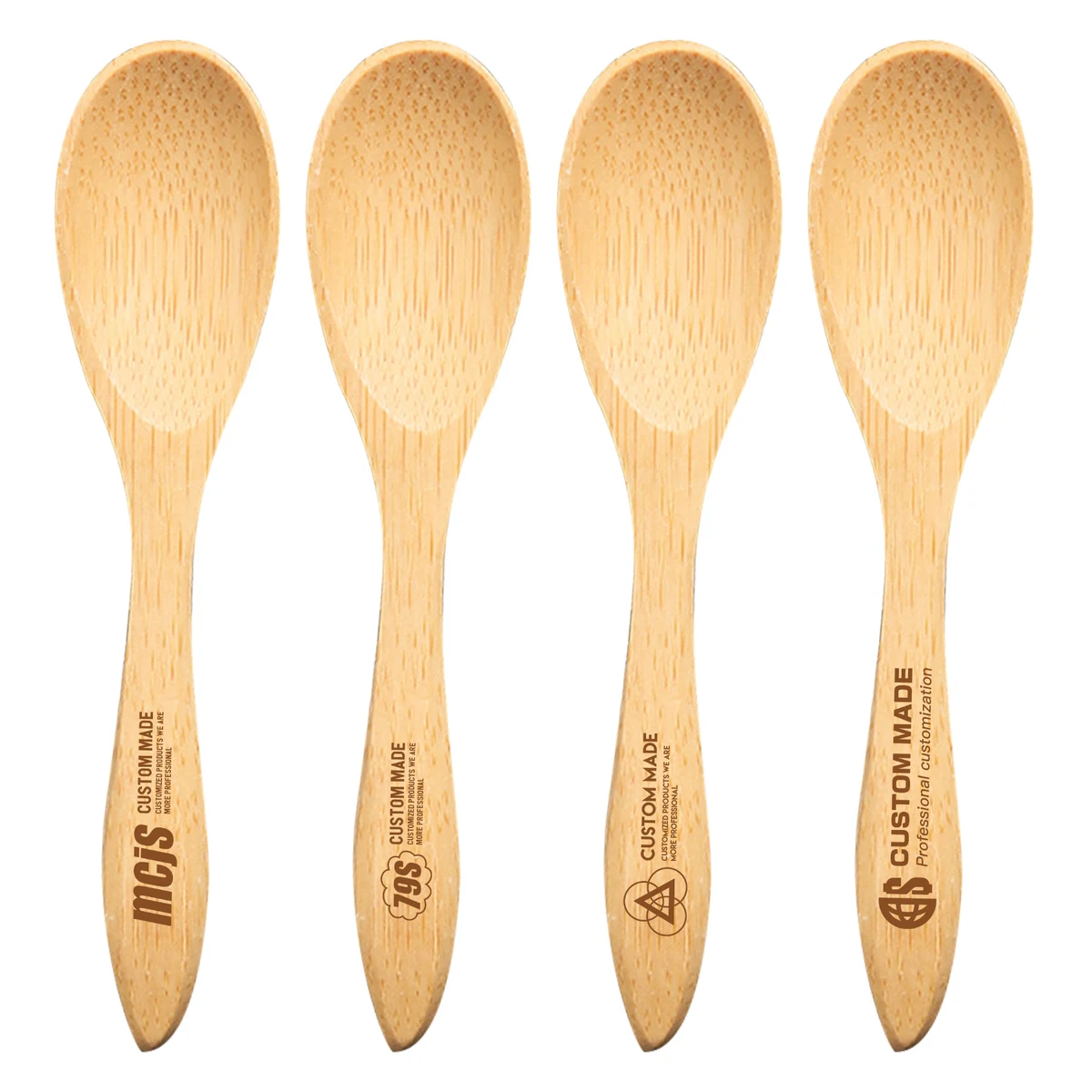 Bamboo Round Handle Spoon 1