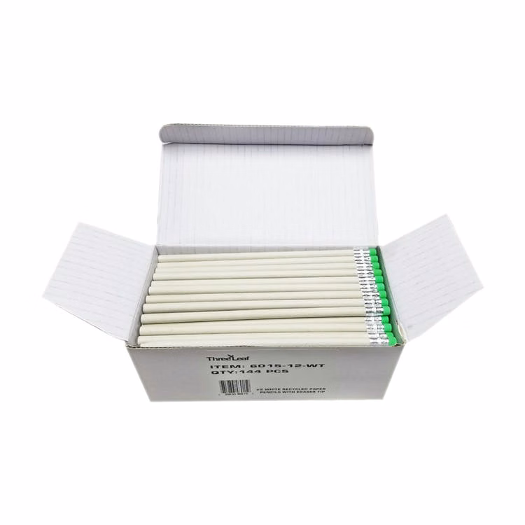 #2 Pencils - 144 Count Recycled Paper Eraser