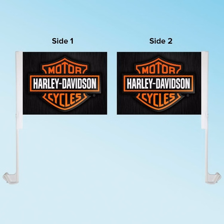 7.5" x 10.5" Car Flag Window Flag - Double Sided