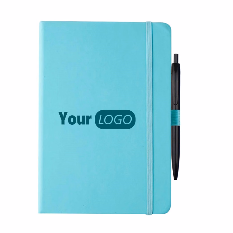 A5 PU Leather Journal Notebook w/ 1pc Ballpoint MOQ50