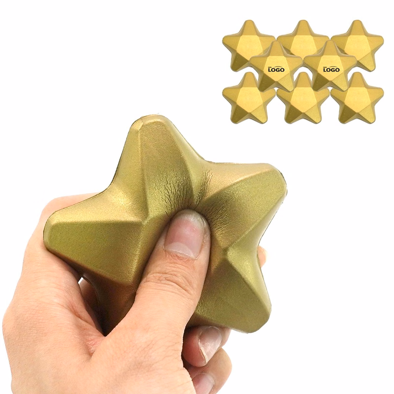 Five-Pointed Star Stress Ball 2.17 Inch