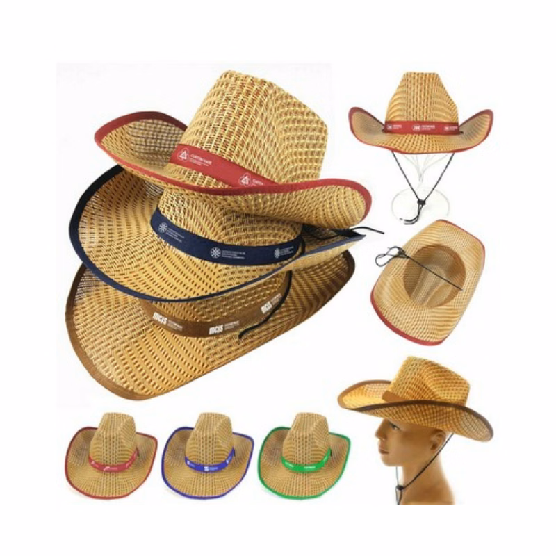 Adult Western Straw Cowboy Hat