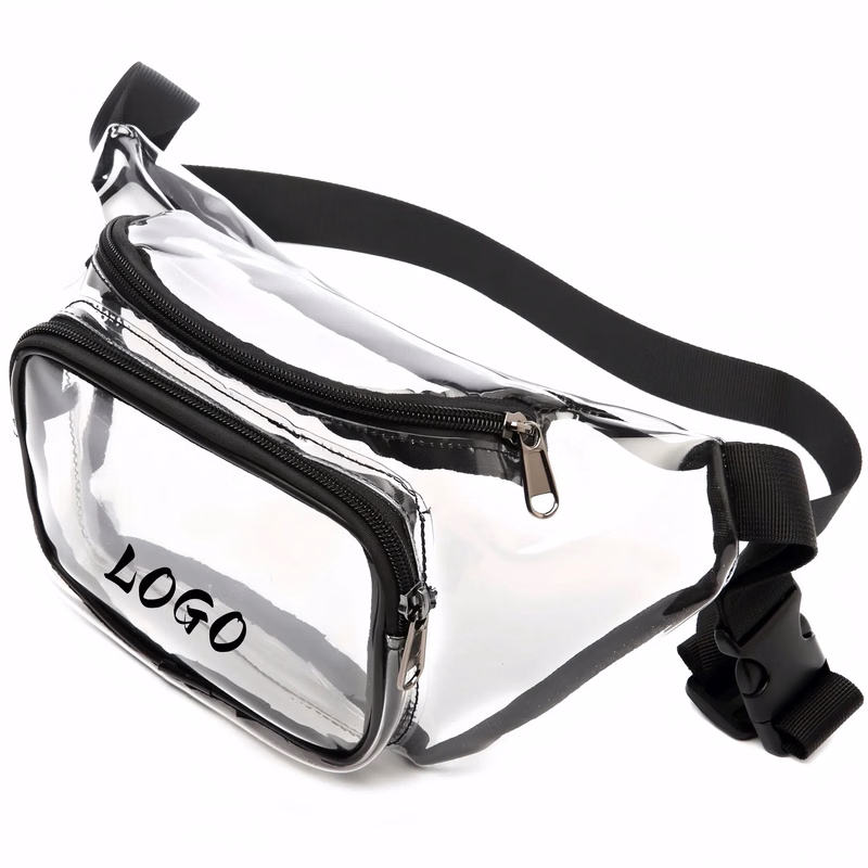 Clear Portable Travel Storage Waist Bag