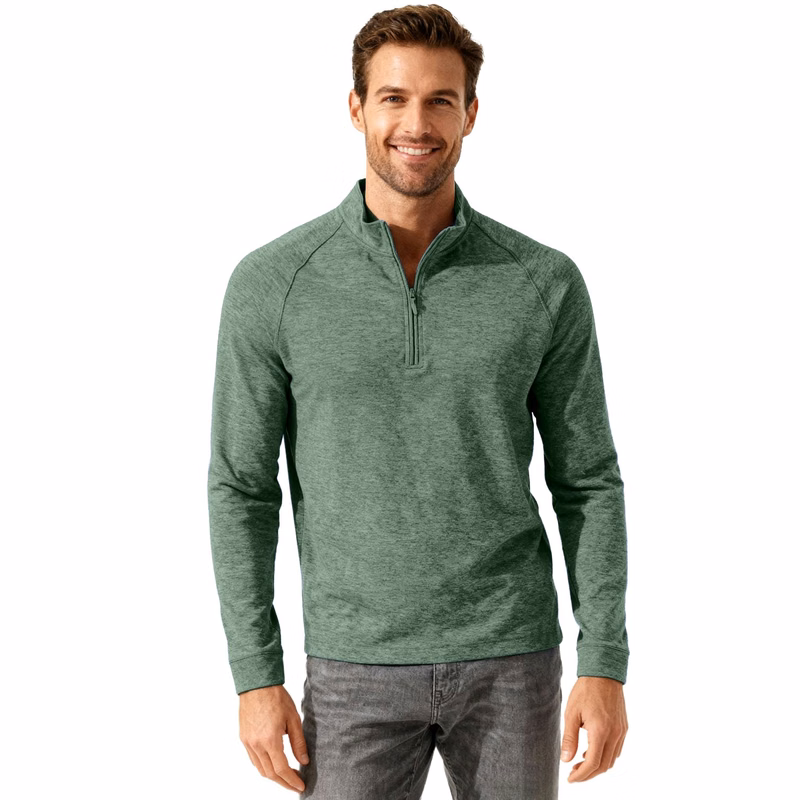 Clique Dash Recycled Mens Quarter Zip Sweatshirt