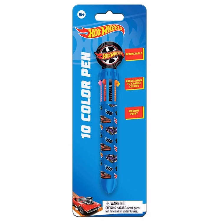 Hot Wheels 10-Color Pens