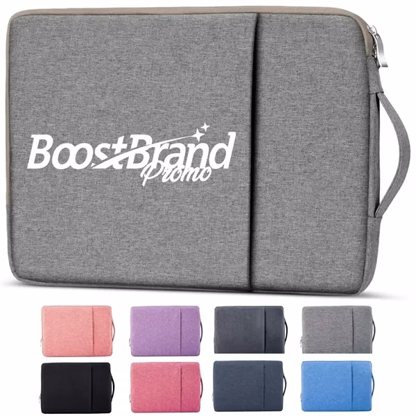 Custom 15.6 Inch Padded Laptop Tablet Sleeve with Zipper — Device Protection