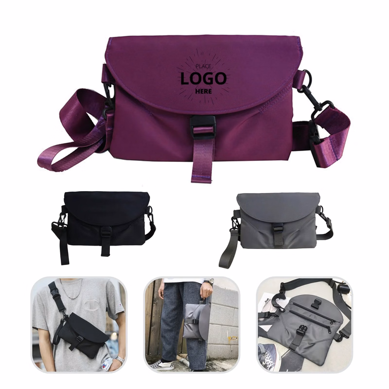 Nylon Messenger Bag