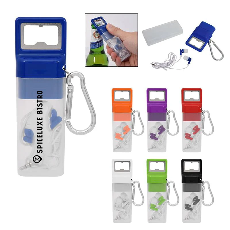 Ensemble Earbuds Set With Bottle Opener 1