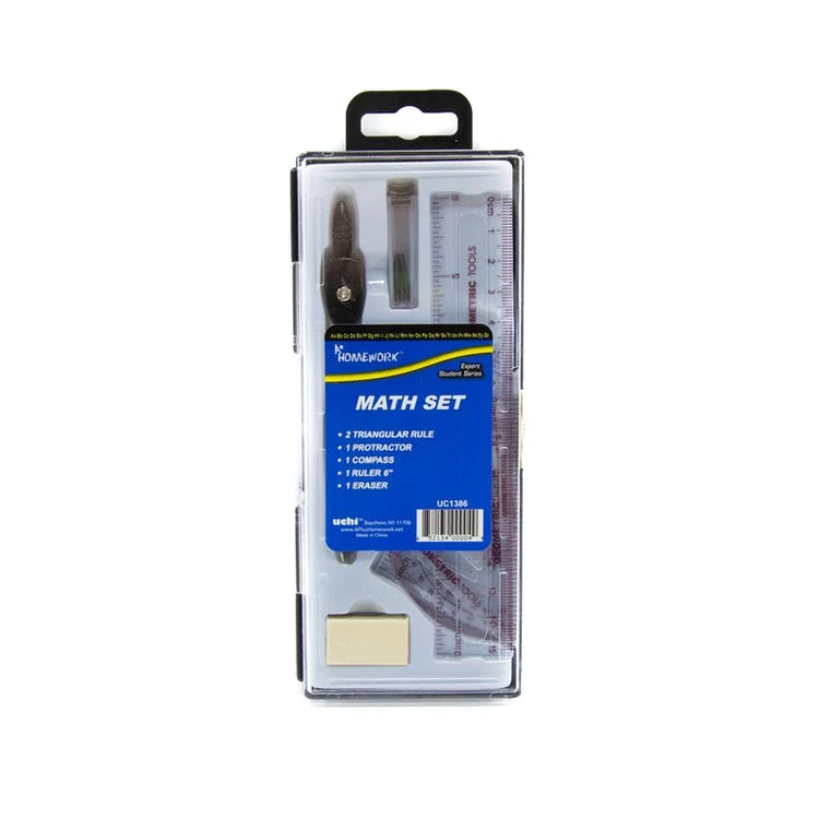 Math Sets - 8 Piece Carrying Case 1